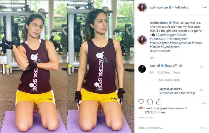 Erica Fernandes Hina Khans Instagram Banter Is A Proof That There Was No Cold War At All 0212