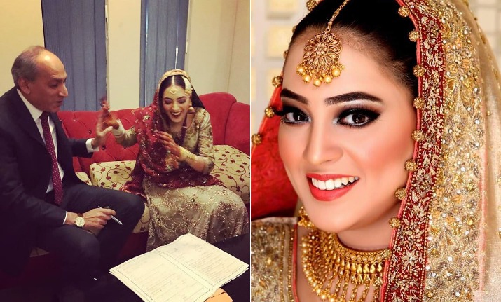 Pakistani bride couldn't stop laughing while signing her ...