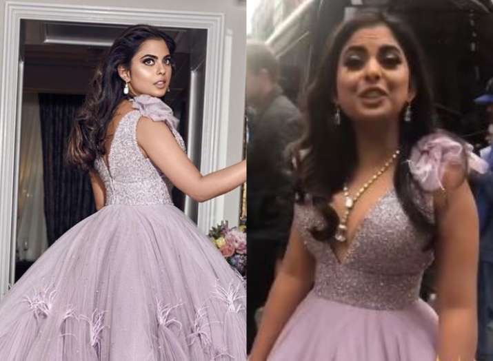 Isha Ambani Makes Heads Turn In Prabal Gurung Outfit For Met Gala 19 Check Out Behind The Scenes Pictures Fashion News India Tv