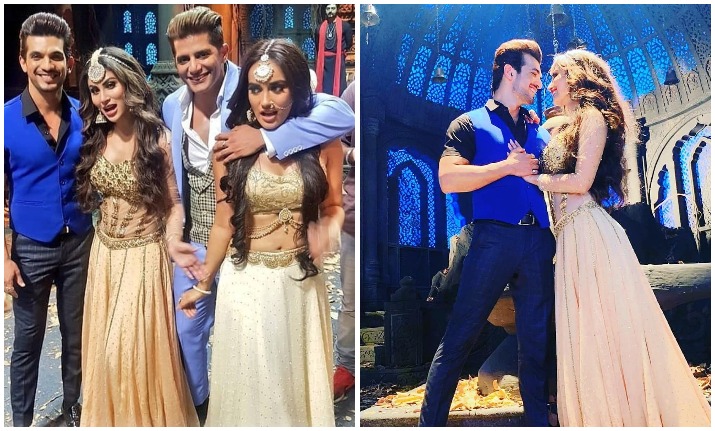 Mouni Roy Arjun Bijlani Start Shooting For Naagin 3 Grand Finale Pictures And Videos Inside Tv News India Tv Mauni roy looking beautiful and elegent as ichhadhari naagin in the show on colors naagin. mouni roy arjun bijlani start shooting