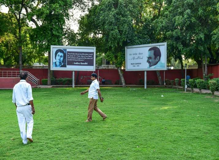 Congress Party headquarters ahead of Lok Sabha elections