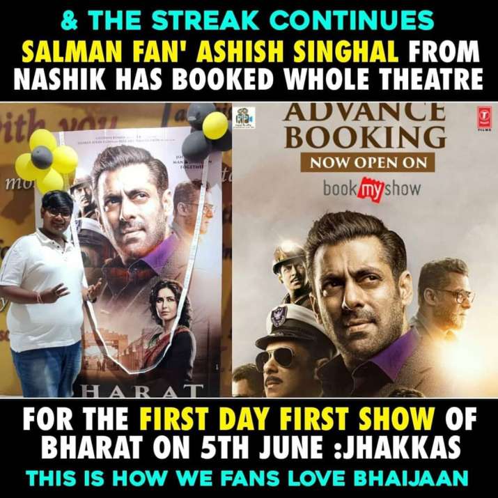 bharat movie first day collection