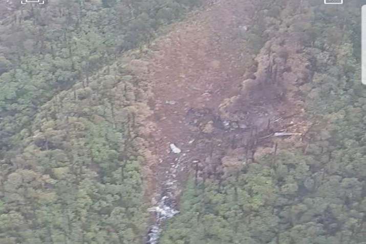 Wreckage of AN-32