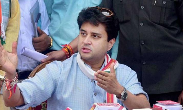 Former Union Minister Jyotiraditya Scindia