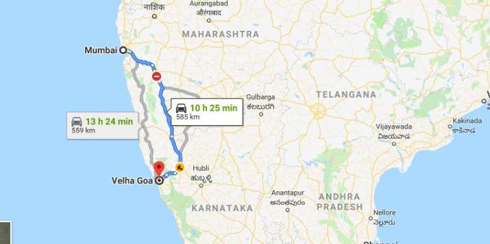 Mumbai Goa Expressway Map Gateway To Konkan: Mumbai-Goa Four-Lane Coastal Highway To Be Ready Within  A Year, Gadkari Says | India News – India Tv