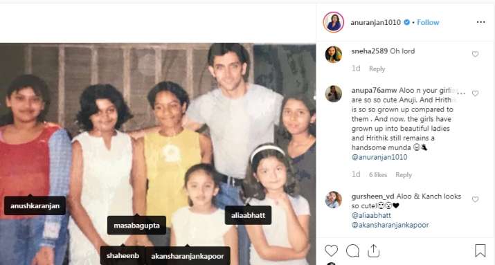 India Tv - Alia Bhatt and Hrithik Roshan's childhood picture is cute and adorable.