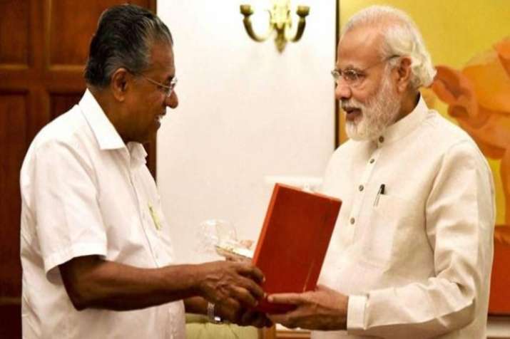 Kerala Chief Minister Pinarayi Vijayan and Prime Minister