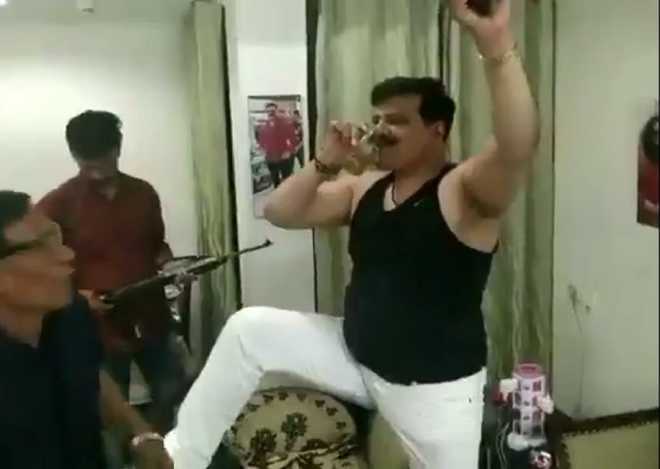 Arms licences of Uttarakhand MLA seen dancing with guns