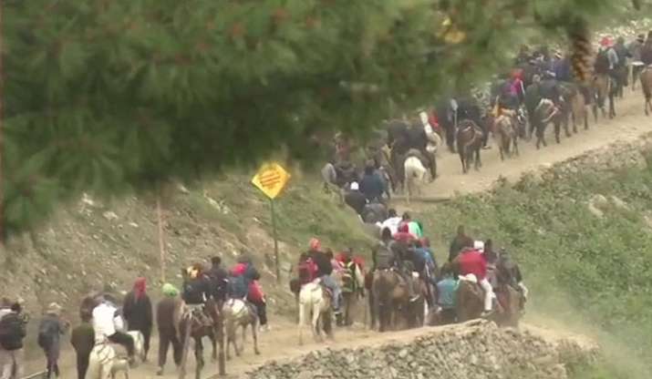 Amarnath Yatra suspended from Jammu to Srinagar