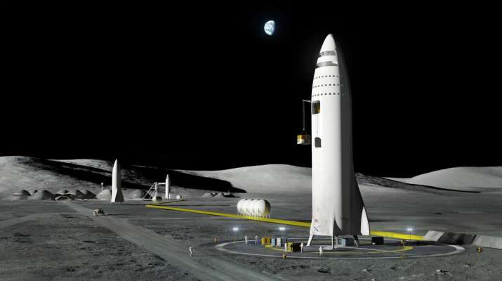 This artist's rendering made available by Elon Musk on