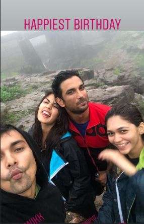 India Tv - Rhea Chakraborty celebrates birthday with rumoured boyfriend Sushant Singh Rajput in Ladakh