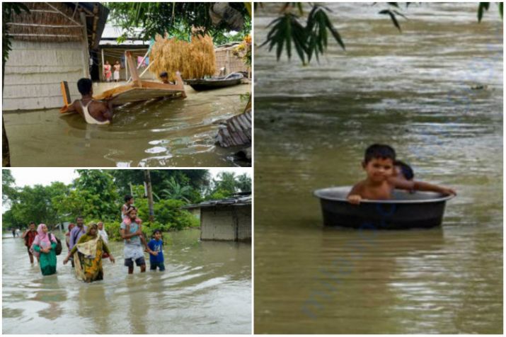 Bihar, Assam flood toll touches 174; widespread rains