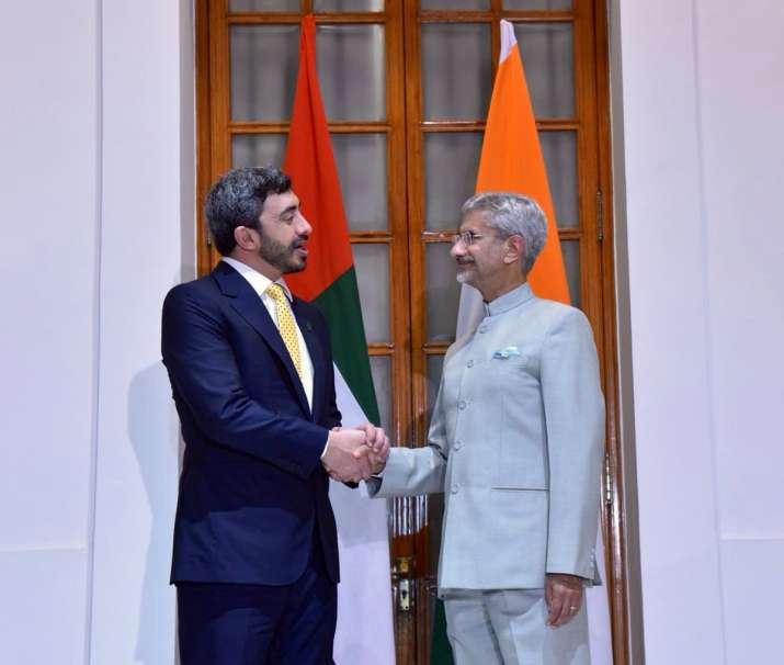 S Jaishankar holds talks with UAE Foreign Minister Sheikh