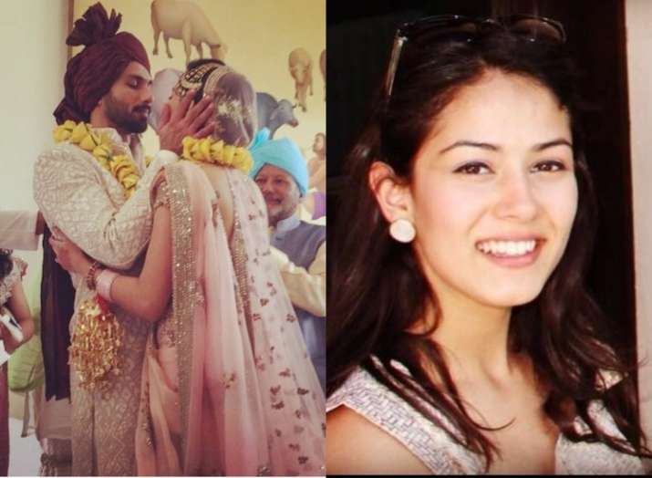 Shahid Kapoor Shares First Picture Of Wife Mira Kapoor That He Saved Pens Down Cute Note On 4th Wedding Anniversary Celebrities News India Tv