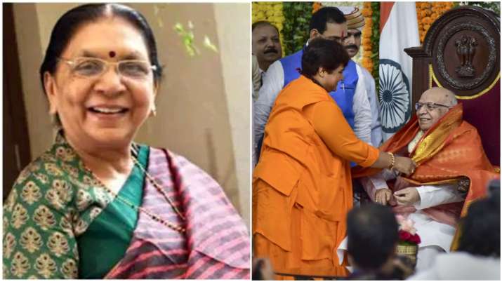 Anandiben Patel, Lalji Tandon take oath as Governor of UP and MP ...