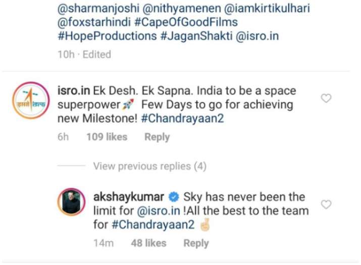 India Tv - ISRO's response to Mission Mangal teaser