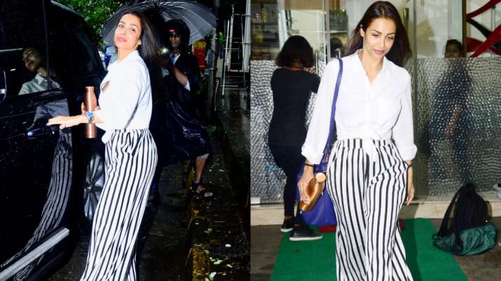 Malaika Arora's fashion game seems on point as she was spotted in white