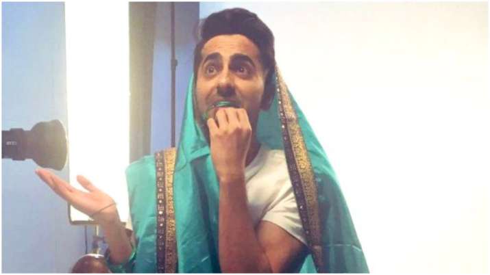 Ayushmann Khuranna saree look