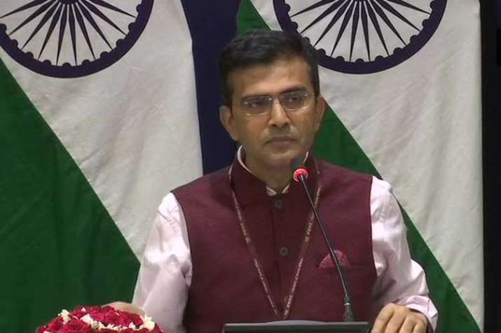 Ministry of External Affair spokesperson Raveesh Kumar
