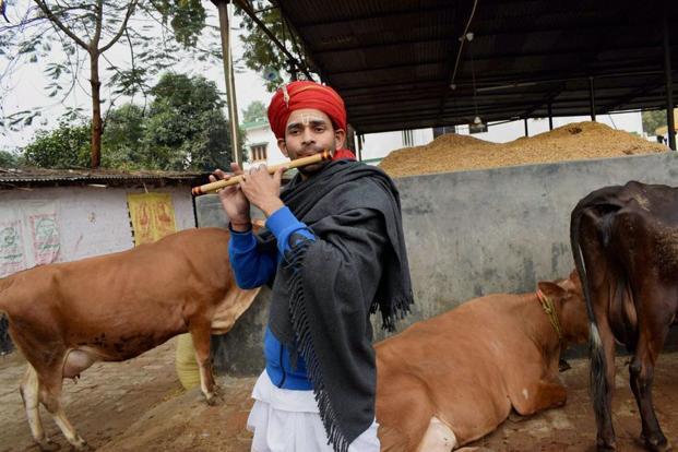 India Tv - In 2017, Tej Pratap dressed up as Lord Krishna.