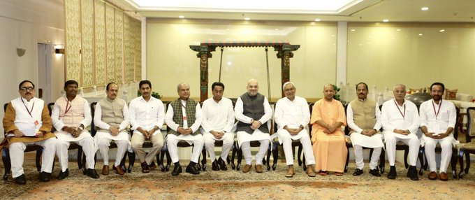 Amit Shah reviews operations against Naxals; development