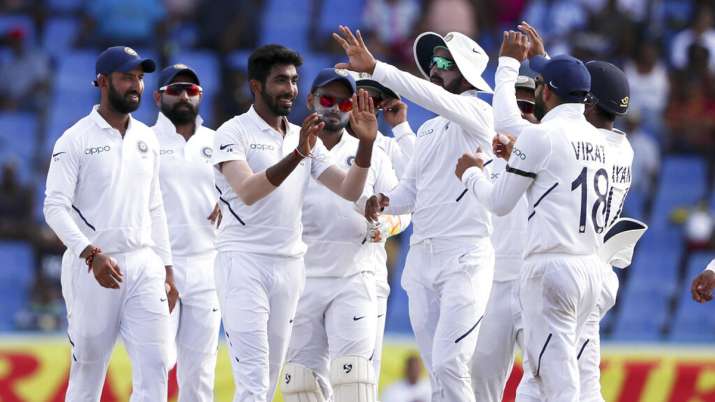 India vs West Indies, 1st Test Rahane, Bumrah star as India register