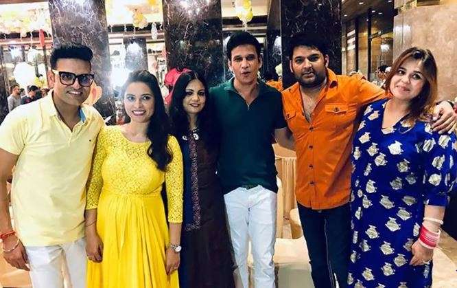 Kapil Sharma attends baby shower with pregnant wife Ginni; Kiku Sharda ...