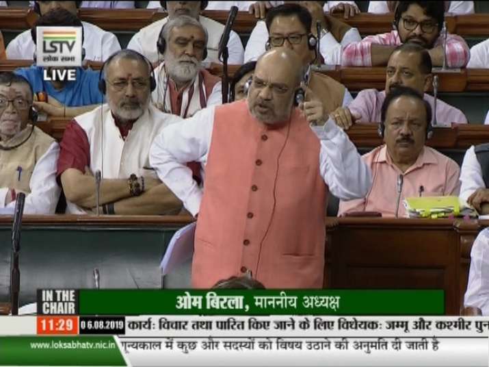 Jaan De Denge Iske Liye Amit Shah S Fiery Speech On Kashmir In Lok Sabha Video India News India Tv