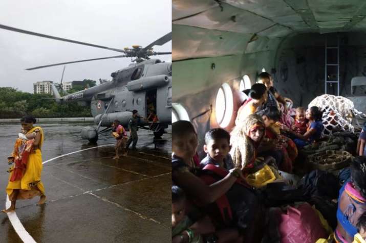 Mumbai Rains: IAF rescues 58 people from rain-hit Thane;