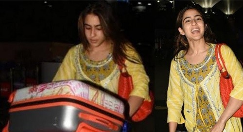 India Tv - Sara Ali Khan's recent Airport look