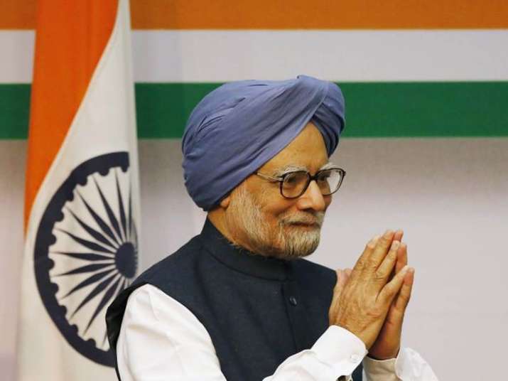 Former Prime Minister Manmohan Singh takes oath as Rajya Sabha member