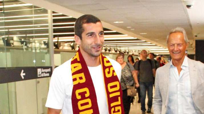 Image result for mkhitaryan signs as roma