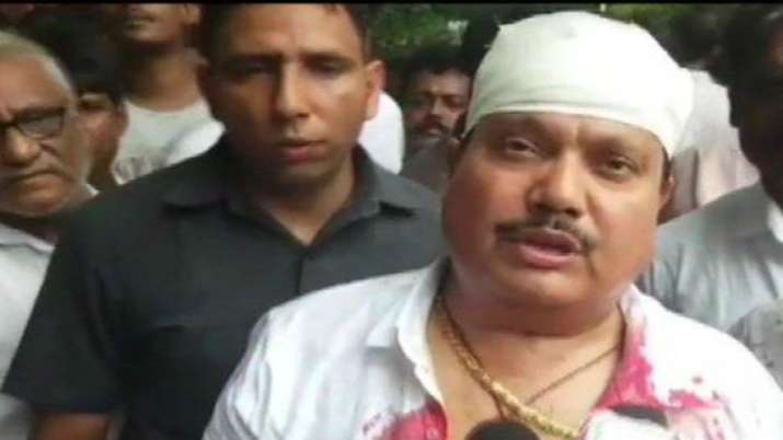 BJP MP suffers head injuries during clash, claims cops