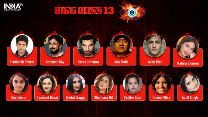 Bigg Boss 13 Final Contestants: Meet 