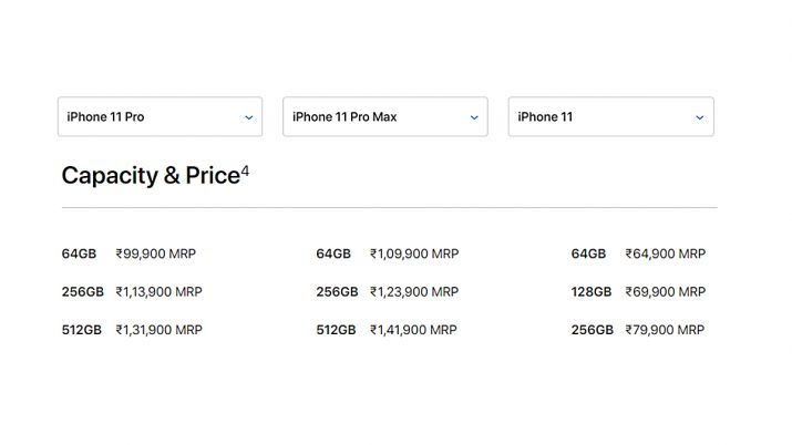 Iphone 11 Iphone 11 Pro Iphone 11 Pro Max And Apple Watch 5 Now Available For Pre Orders In India Technology News India Tv