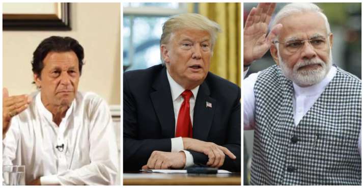 Pakistan PM Imran Khan, US President Donald Trump and