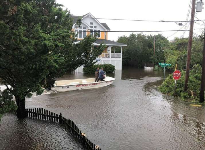 Hurricane Dorian’s floodwaters trap people in attics in North Carolina