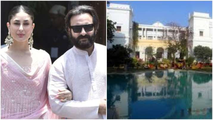 Saif Ali Khan Kareena Kapoor Khan Birthday Taimur Forget Way To Pataudi Palace Fans Take Selfie Celebrities News India Tv