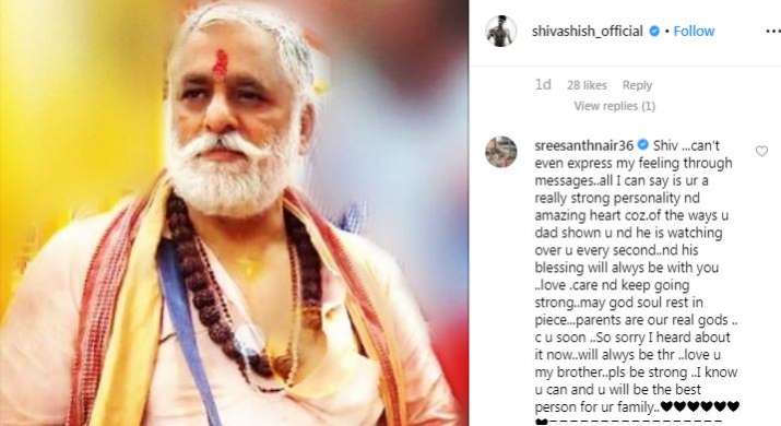 India Tv - Shivashish Mishra's father passes away, co-contestants offer condolences