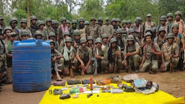 Chhattisgarh: Naxal hideout busted in Kawardha,