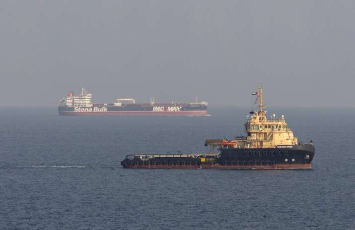 Iran says oil tanker struck by rockets off Saudi port city