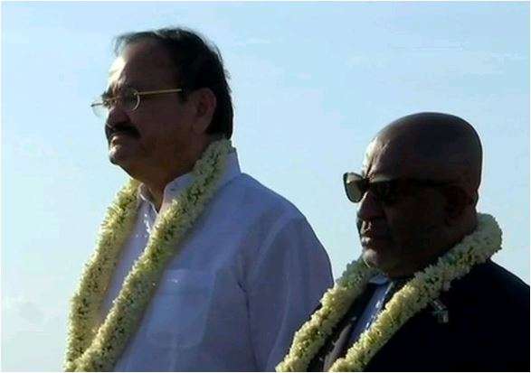 Vice-President Venkaiyyah Naidu with President of Comoros,