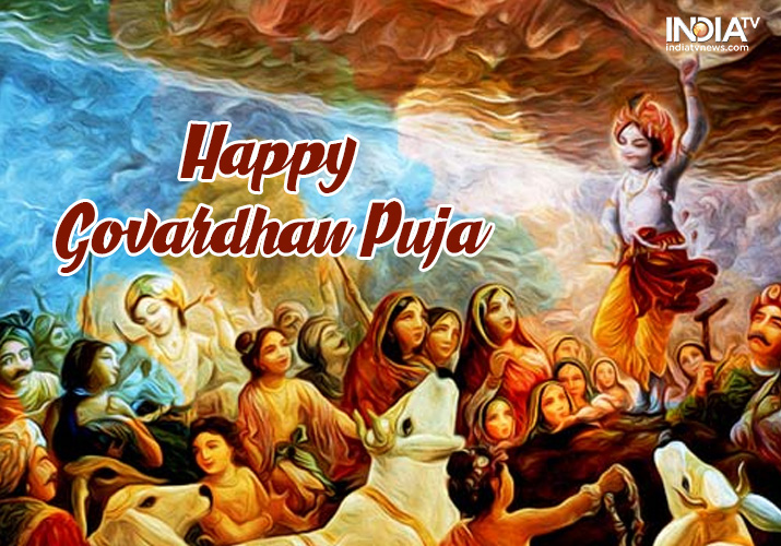 Happy Govardhan Puja 2019 Images Whatsapp Messages Quotes Muhurat Rituals Puja Vidhi And 5901