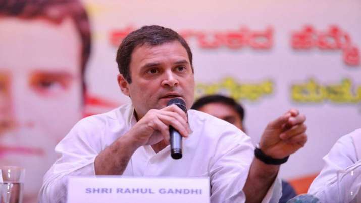 Congress leader Rahul Gandhi