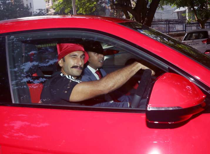 Image result for Ranveer Singh bought 3 million red Lamborghini