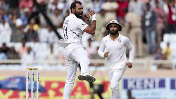 Shami returned best figures of 3/10 while Umesh Yadav took
