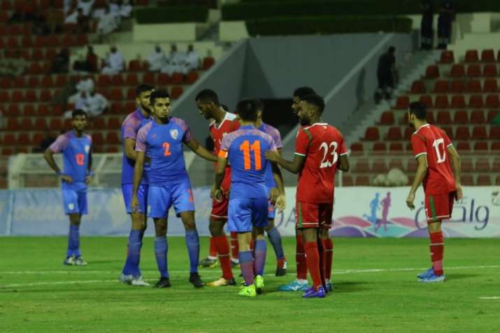India lose 0-1 to Oman, virtually out of contention for