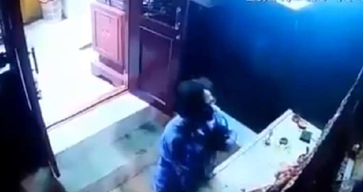 Thief makes off with God's crown but not before seeking