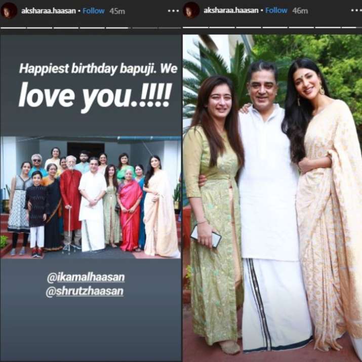 Kamal Haasan celebrates birthday with family in hometown Paramakudi