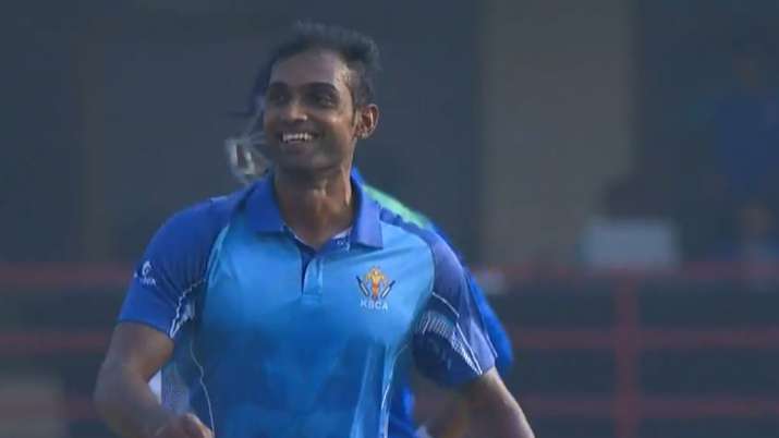 Syed Mushtaq Ali Trophy: Abhimanyu Mithun's fifer powers Karnataka to 8-wicket win over Haryana in s